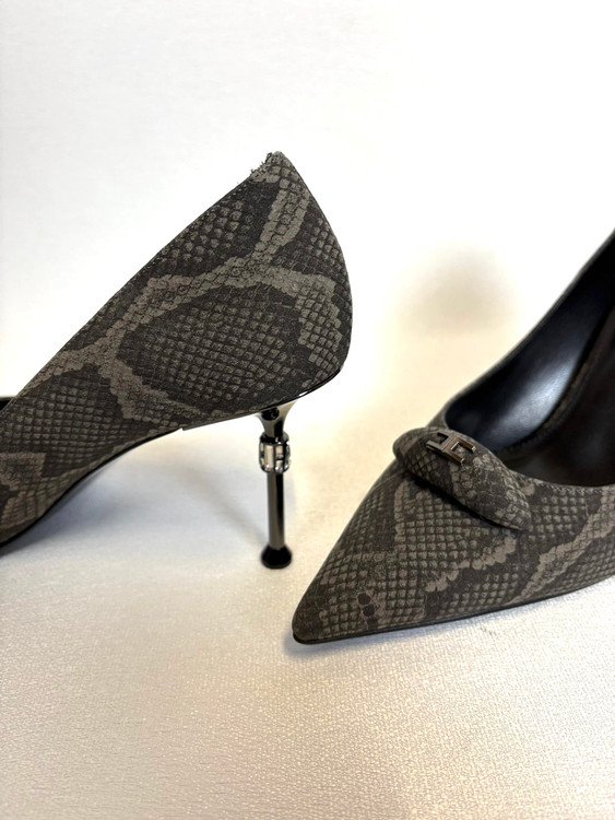 کفش مجلسی زنانه وارداتی طوسی رنگ